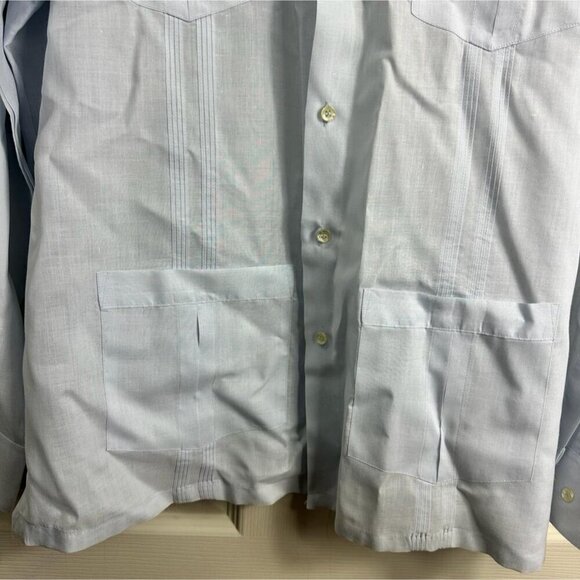 Givenchy Paris Light Blue Shirt Button-Up Dress Long Sleeve Shirt Men's Size XL - Picture 4 of 10